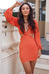 Shannon Mini Dress - Orange