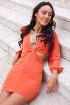 Shannon Mini Dress - Orange