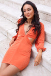 Shannon Mini Dress - Orange