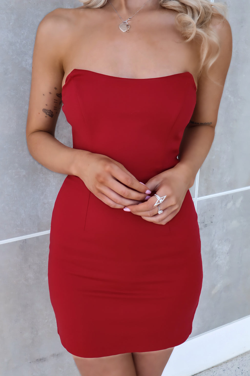 Shelby Mini Dress - Red