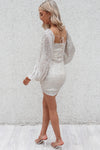 Spritz Sequin Dress - Beige Champagne