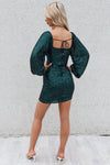 Spritz Sequin Dress - Emerald