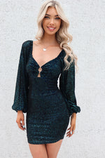 Spritz Sequin Dress - Emerald