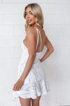 Stellar Sequin Dress - White