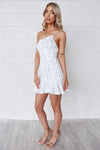 Stellar Sequin Dress - White