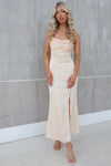 Taleah Formal Dress - Cream