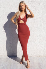 Thea Midi - Brown