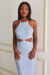 Thurma Cutout Dress - Baby Blue