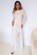 Tilly Lace Maxi Dress - White