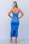 Tisha Midi Dress - Blue