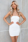 Topaz Mini Dress - White