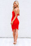 Trinity Mesh Dress - Red