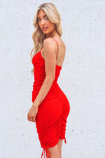 Trinity Mesh Dress - Red