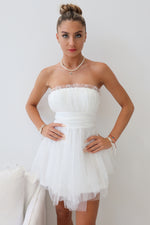 Valentina Tulle Dress - White