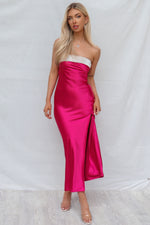 Valentine Maxi Dress - Hot Pink