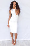 Vanessa Midi Dress - White