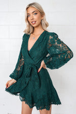 Vienna Lace Dress - Green