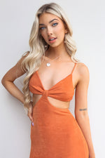 Xanadu Dress - Rust