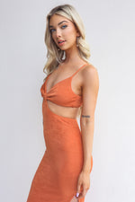 Xanadu Dress - Rust