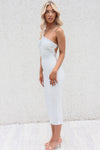 Zaria Midi Dress - Silver Shimmer