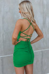 Zelie Mini Dress - Green