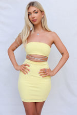 Zinnia Mini Dress - Yellow