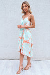 Cloud Nine Dress - Mint/Orange