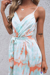 Cloud Nine Dress - Mint/Orange