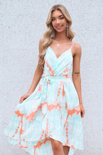 Cloud Nine Dress - Mint/Orange