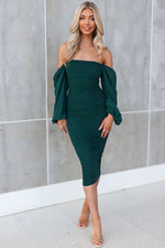 Demi Mesh Midi - Green