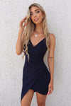 Jordyn Bodycon Dress - Navy - Runway Goddess