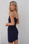 Jordyn Bodycon Dress - Navy - Runway Goddess