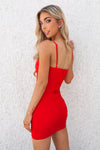 Kendall Mini Mesh Dress - Red - Runway Goddess